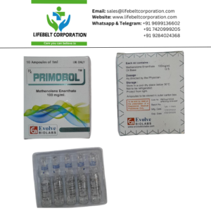 Primobol  Methenolone Enanthate 100 mg Injection 1ml Ampule