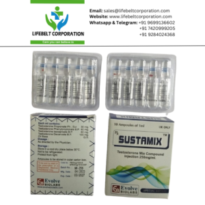 Sustamix Testosterone Mix Compound 250 mg Injection 1ml Ampule