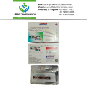 Testacyp Testosterone Cypionate  250 mg Injection pack