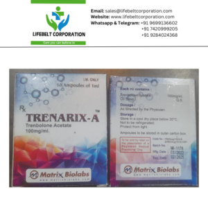 Trenarix A Trenbolone  Acetate 100 mg Injection 1ml Ampule