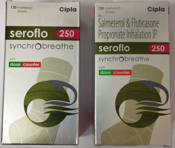 Seroflo Salmeterol 25 mcg + Fluticasone Propionate 250 mcg Inhaler