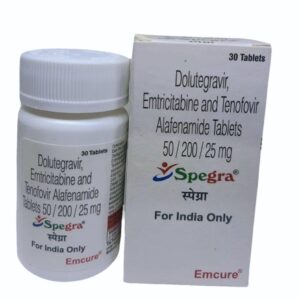 Spegra Dolutegravir (50mg) + Emtricitabine (200mg) + Tenofovir Alafenamide (25mg) Tablet