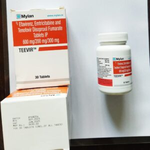 Teevir Emtricitabine (200mg) + Tenofovir Disoproxil Fumarate (300mg) + Efavirenz (600mg)