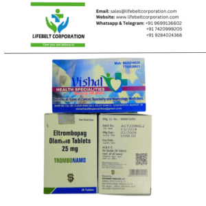 Trombonamo Eltrombopag Olamine 25mg Tablets