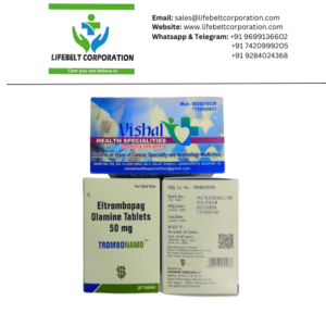 Trombonamo Eltrombopag Olamine 50mg Tablets