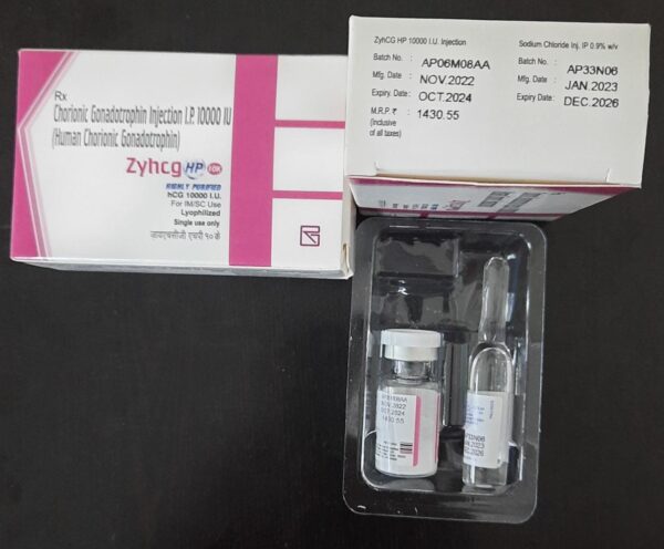 Zyhcg Chorionic Gonadotropin 10000 IU Injection