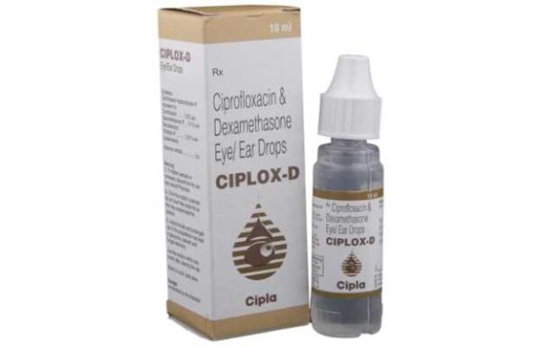 Ciplox D Ciprofloxacin 0.3% And Dexamethasone 0.1% Eye /Ear Drop