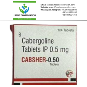 Cabsher Cabergoline 0.5 mg Tablet