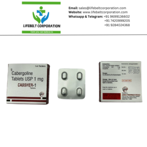 Cabsher Cabergoline 1 mg Tablet
