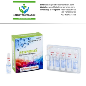 Stanorix Stanozolol 100 mg Injection 1ml Ampule