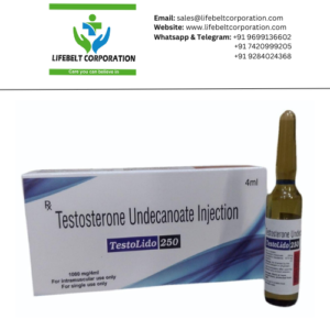 Testolido Testosterone Undecanote 250 mg Injection 4ml Ampule