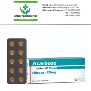 Hibose Acarbose 25mg Tablet