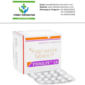 Pioglit Pioglitazone 15mg Tablet