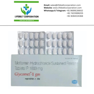 Glycomet Metformin 1000mg Tablet SR