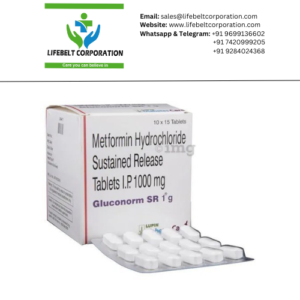 Gluconorm SR Metformin 1000mg Tablet