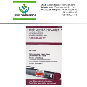 Humalog Kwikpen Insulin Lispro 100 IU Injection