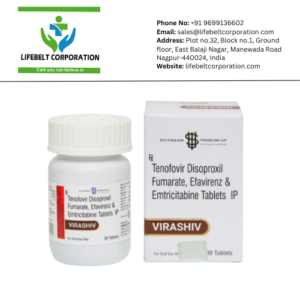 Virashiv Tenofovir  300mg And  Emtricitabine IP 200mg And Efavirenz IP 600mgTablets