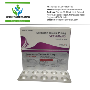 Iverhuman  Ivermectin 3 mg Tablet