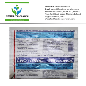 Crotonol  Disulfiram 500mg  Tablet