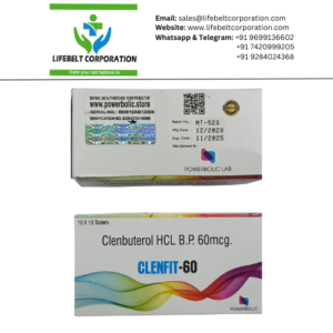 Clenfit Clenbuterol 60 mcg Tablet