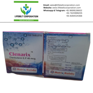 Clenarix Clenbuterol 40 mcg Tablet