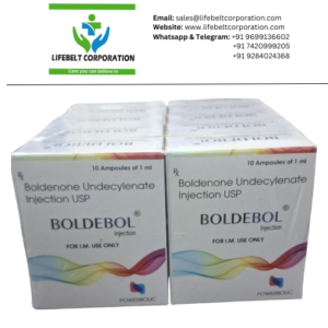 Boldebol Boldenone Undecylenate 250 mg Injection 1ml Ampule