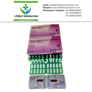 Phage Metformin Hydrochloride 1000 mg Tablet