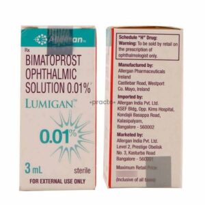 Lumigan Bimatoprost Ophthalmic 0.01% Eye Drop