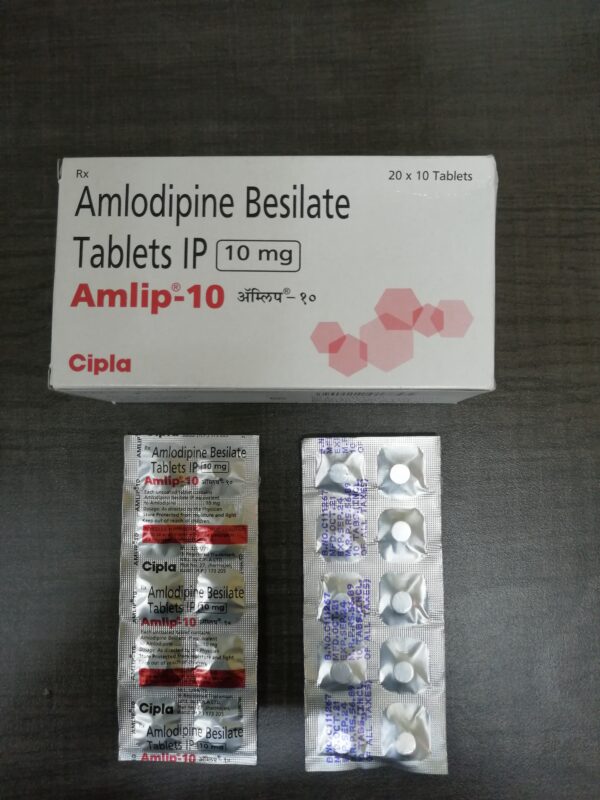 Amlip Amlodipine 10 mg Tablet