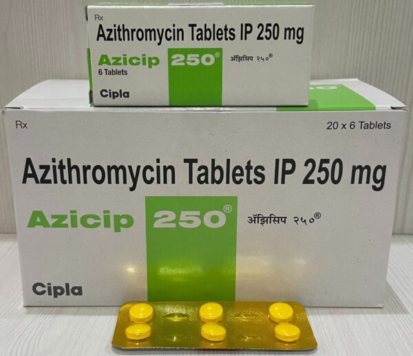 Azicip Azithromycin 250 mg tablet