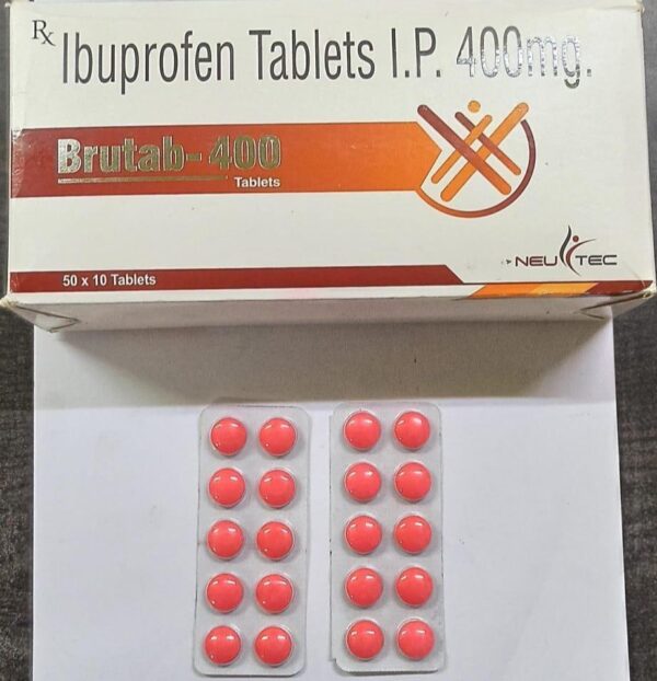 Brutab Ibuprofen 400 mg Tablet