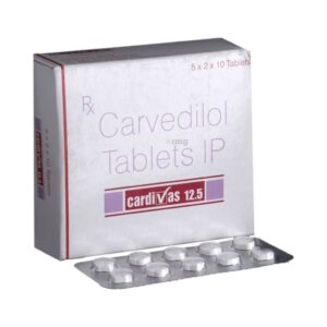 Cardivas Carvedilol 12.5mg Tablet