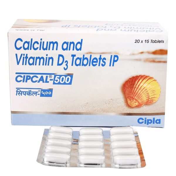 Cipcal Calcium Vitamin D3 500 Tablet