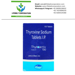 Thyroactiv Thyroxine Sodium 100mcg Tablet