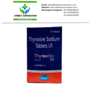 Thyroactiv Thyroxine Sodium 50mcg Tablet