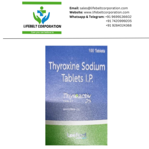 Thyroactiv Thyroxine Sodium 25mcg Tablet