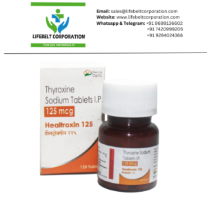 Healtroxin Thyroxine Sodium 125mcg Tablet