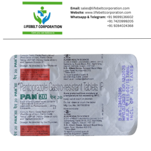 PAN Pantoprazole 20mg Tablet