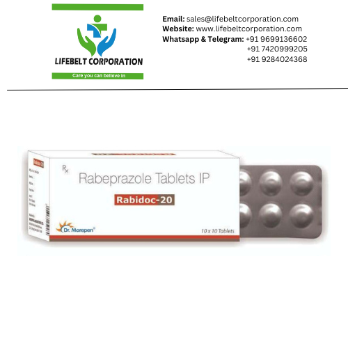 Rabidoc Rabeprazole 20mg Tablet