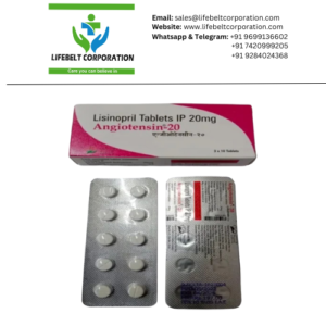 Angeotensin Lisinopril 20 mg Tablet