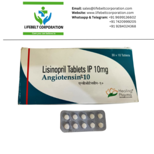 Angeotensin Lisinopril 10 mg Tablet
