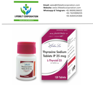 L-Thyroid Thyroxine Sodium 25mcg Tablet