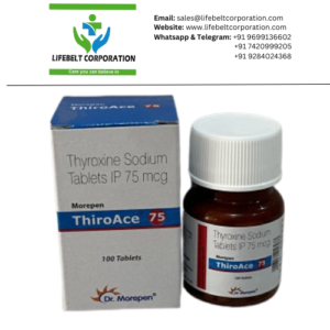 Thyro Ace Thyroxine Sodium 75mcg Tablet