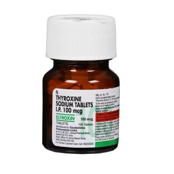 Eltroxin Thyroxine Sodium 100mcg Tablet
