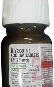 Eltroxin Thyroxine Sodium 25mcg Tablet