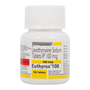 Euthyrox Thyroxine Sodium 100 mcg Tablet
