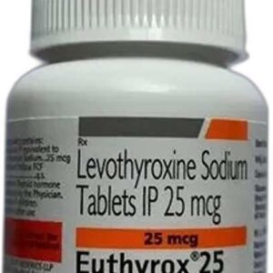 Euthyrox Thyroxine Sodium 25mcg Tablet