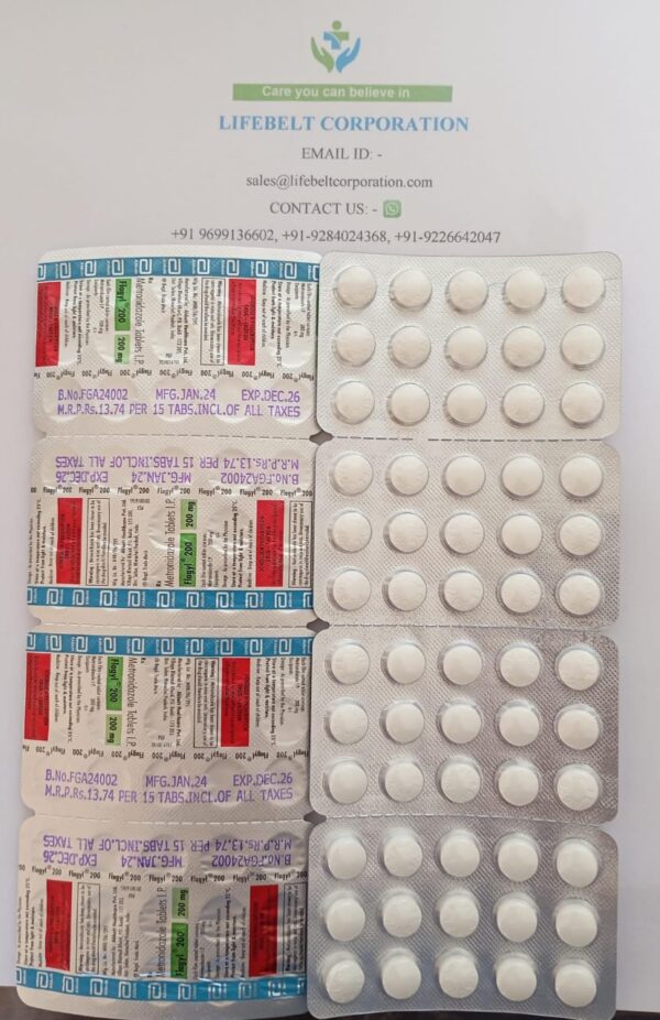 Flagyl Metronidazole 200 mg Tablet