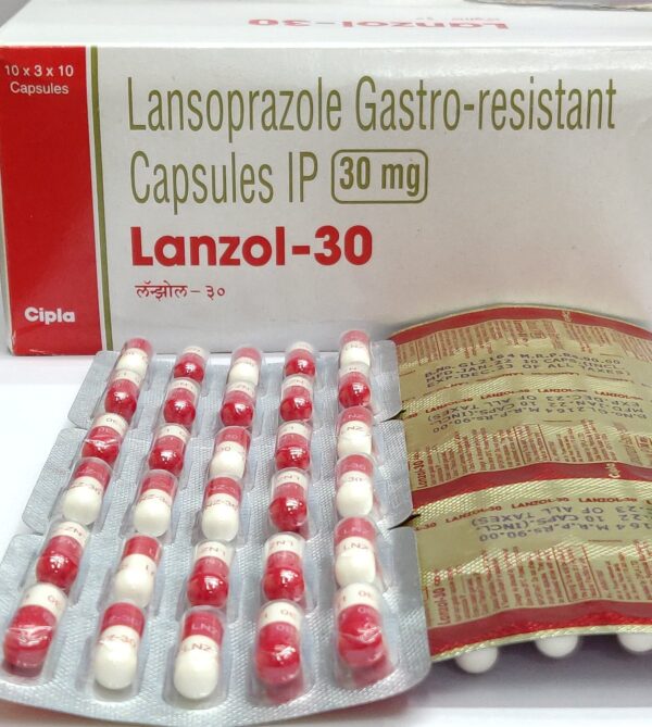 Lanzol DT Lansoprazole 30 mg Capsule