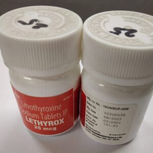 Lethyrox Thyroxine Sodium 25mcg Tablet
